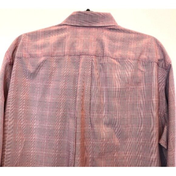 Daniel Cremieux Signature Collection Button Down Maroon Long Sleeve Shirt Casual - Picture 10 of 12